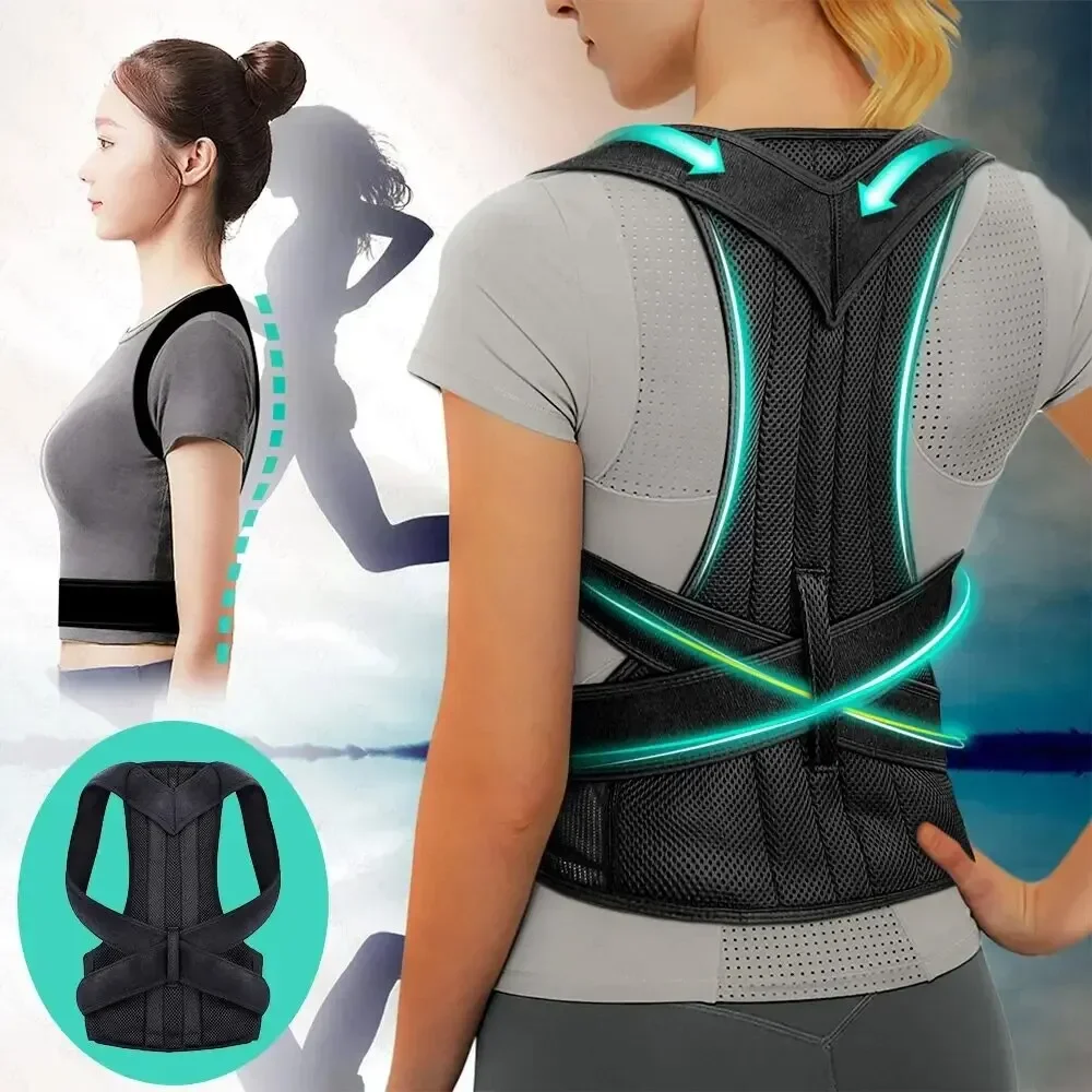 With Breathable Shoulder Straps And Waist Belt For Boys And Girls To Relieve Back Strain  back support posture correction