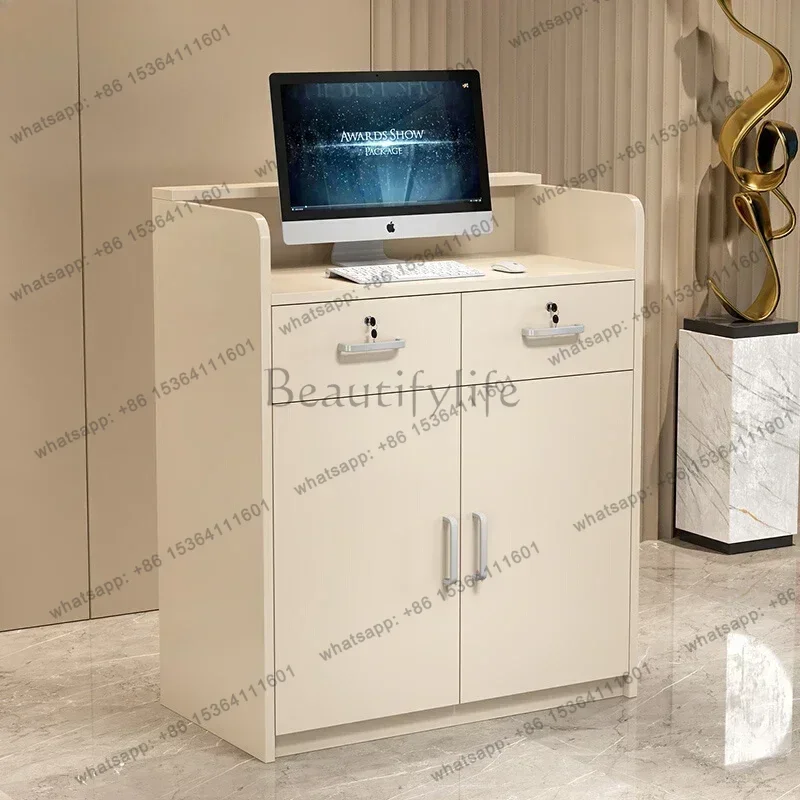 Best Sellers Mini-mart Simple Reception Desk Modern Outfit Shop Beauty Salon Church Pulpit Business Commercial Furniture Приемна