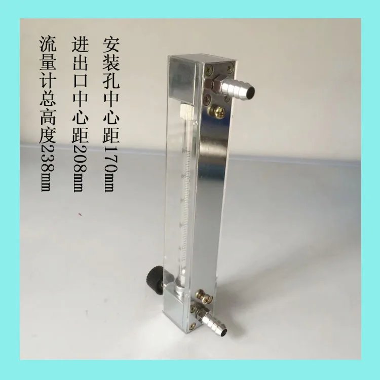 

LZB -4, стеклянный ротаметр расходомера с регулирующим клапаном для жидкости и газа. Конлектратор, он может регулировать поток