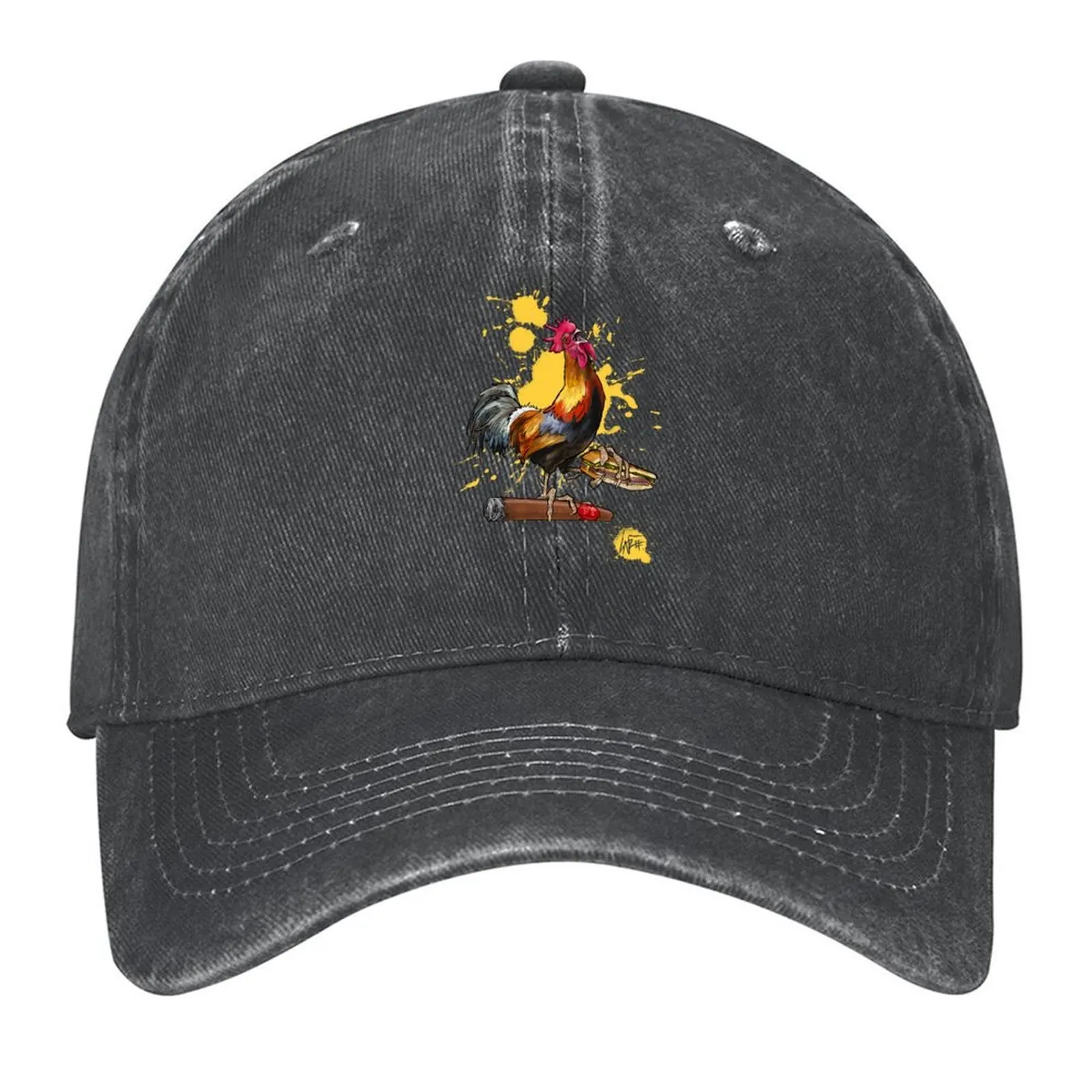 

Ybor City Rooster Baseball Cap Beach Designer Hat derby hat Vintage Baseball Men Women's