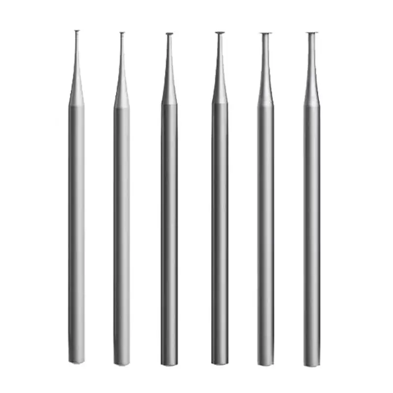 A84X-T Shape Knife Edge Cut Lentil Burr-3/32 Inch Shank Channel Setting Cutting Burs Jewelry Engraving Bits Lapidary Tool