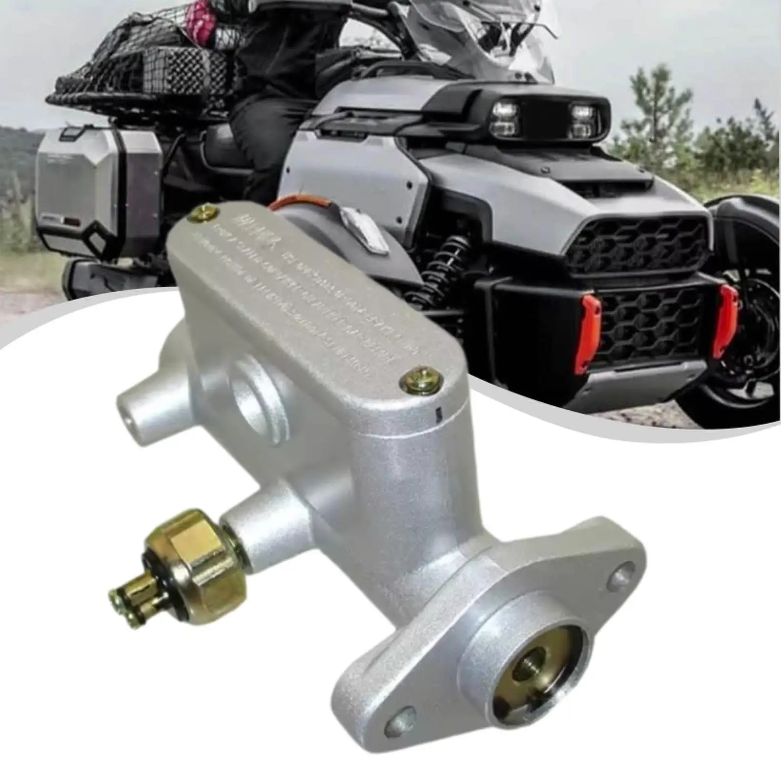 Aluminum Brake Master Cylinder Direct Replacement Sturdy Part for Kinroad Odes X2 X4 800cc GK-32 UTV ATV