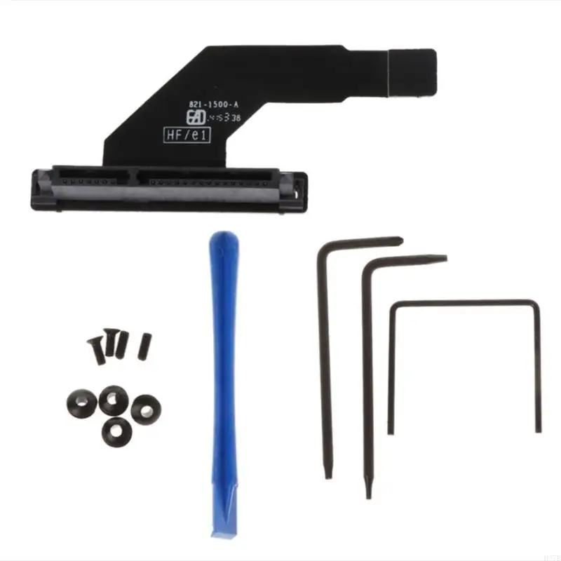 H37B 821-1501-A Lower Drive Hard Drive SSD Moncector Cable Cable Ribbon مع جزء إصلاح الأدوات لمحرك الأقراص الثابتة A1347 SSD