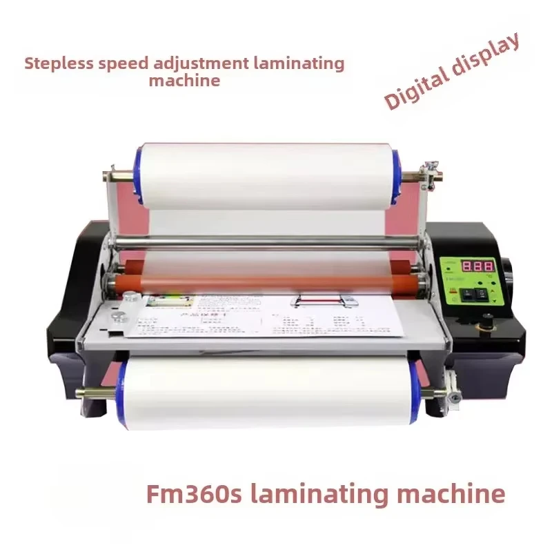 Single Side Electric Laminator Machine for Hot Cold Film Photo Book Sticker Label Encapsulation Electric Photo Laminator