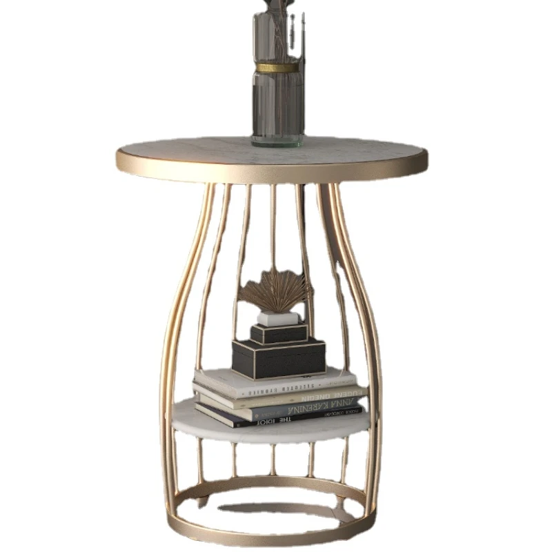 

YY Side Table Light Luxury and Simplicity Modern Bedside Table Nordic round Table Living Room Sofa Side Cabinet