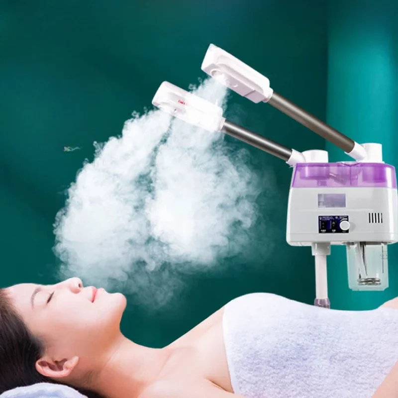 

replenish water, open pores, home face steamer, thermal spray instrument, special double spray for beauty salons