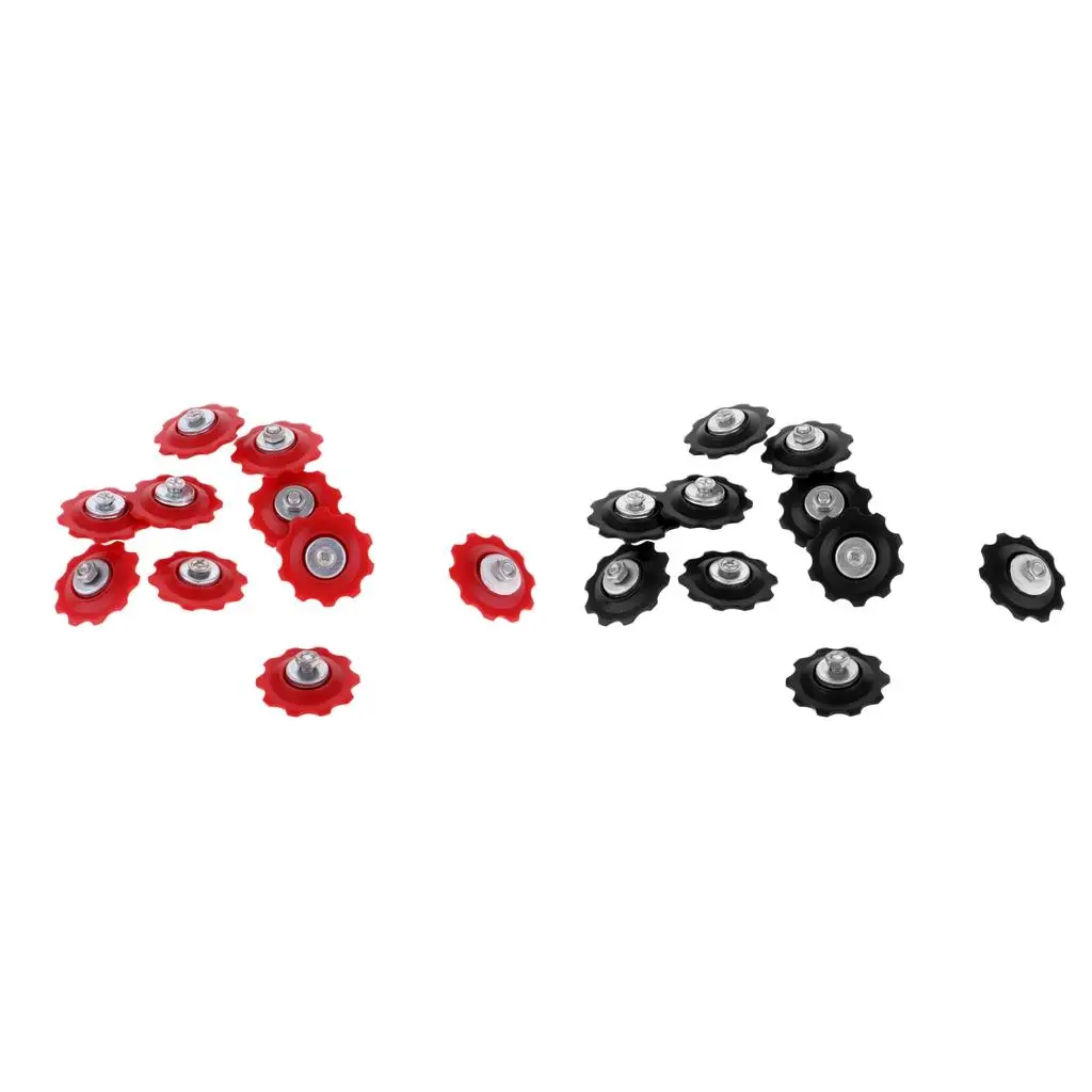 Bike Pulley Roller Plastic Steel Chain Guide Wheel Set for MTB Bike Gear Parts and Gravel Cycling Accessories
