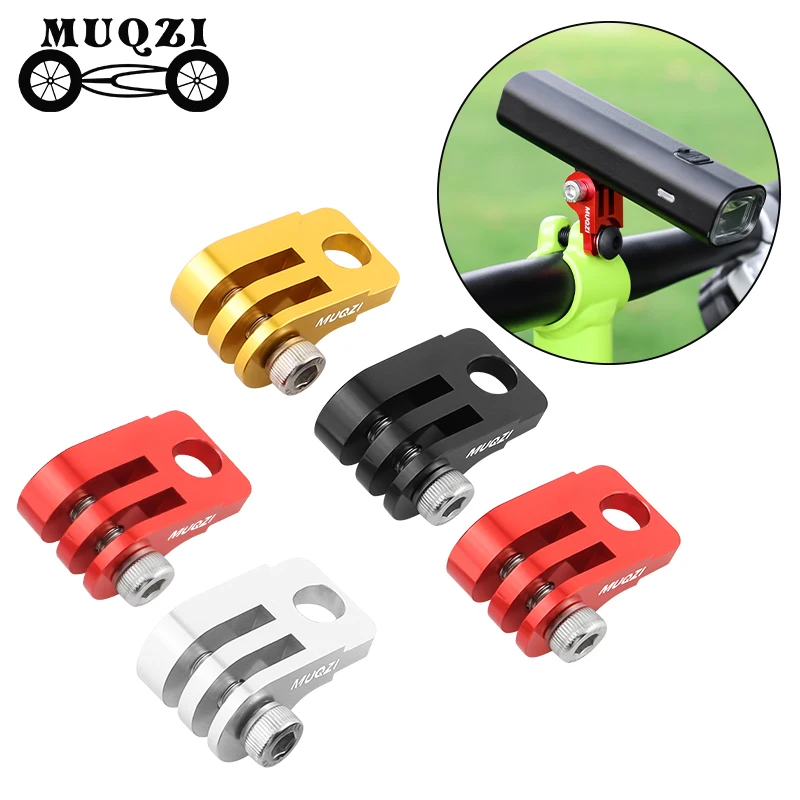 MUQZI Light Holder Bracket Folding Bike Lamp Mount Adapter Computer Holder Base For Brompton Action Camera Lighting Accessories