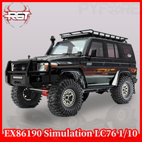 RGT EX86190 Simulation LC76 1/10 RC Electric Remote Control 4WD Climbing Model Car Crawler RTR 2.4GHZ Two-Speed Shift