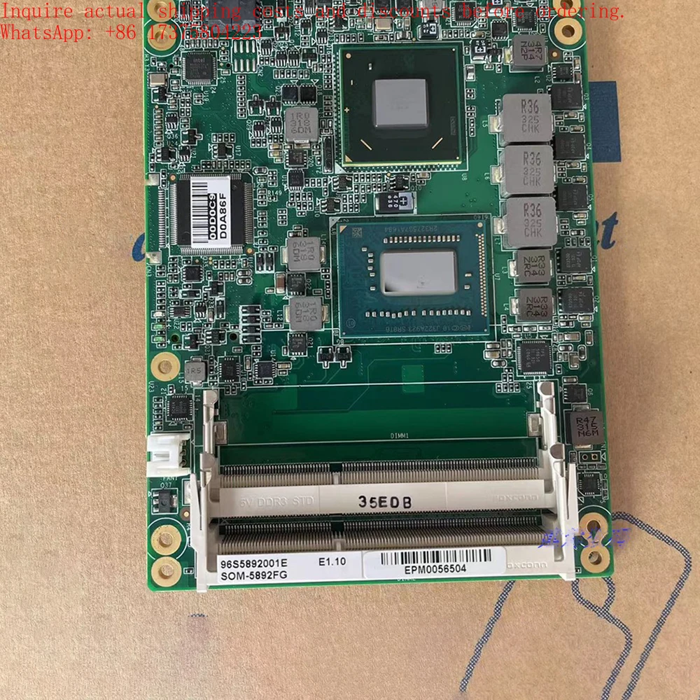 2026 For Advantech SOM-5892FG-T03A1E SOM-5892 REV.A1 Mindary Medical Ultrasound Motherboard SOM-5892FG
