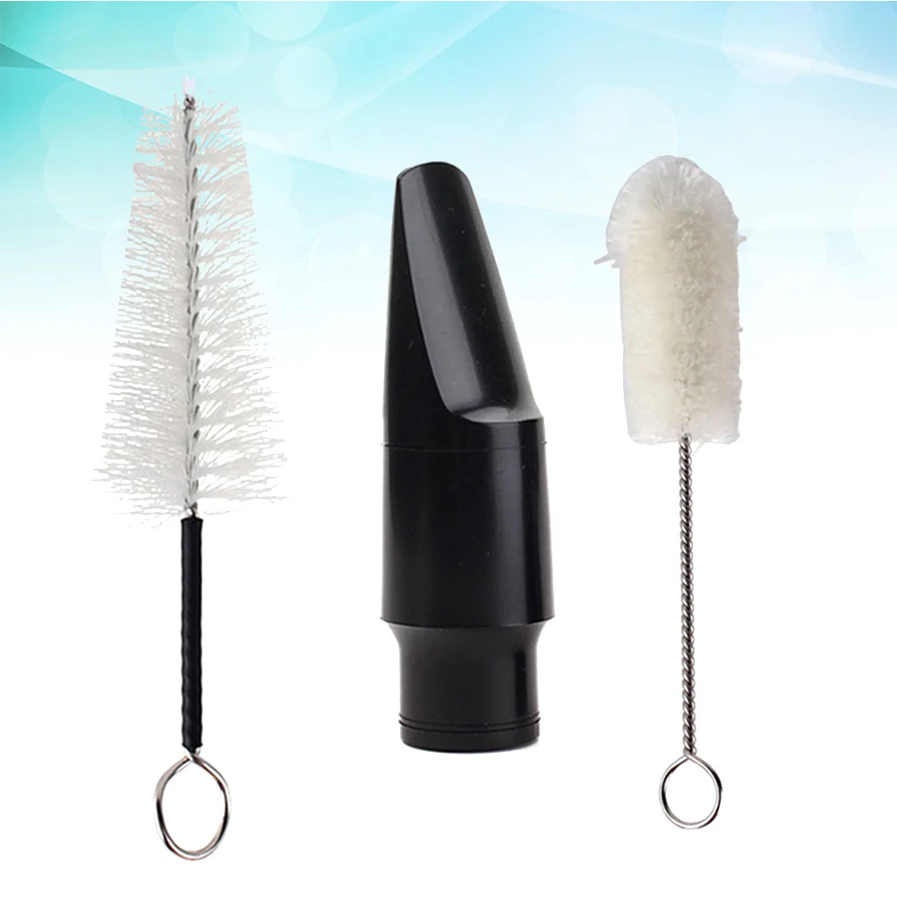 

2pcs Saxophone For Alto Saxophone With Cleaning Brush Music Instrument Accessories Parts For Music Instrument (White)