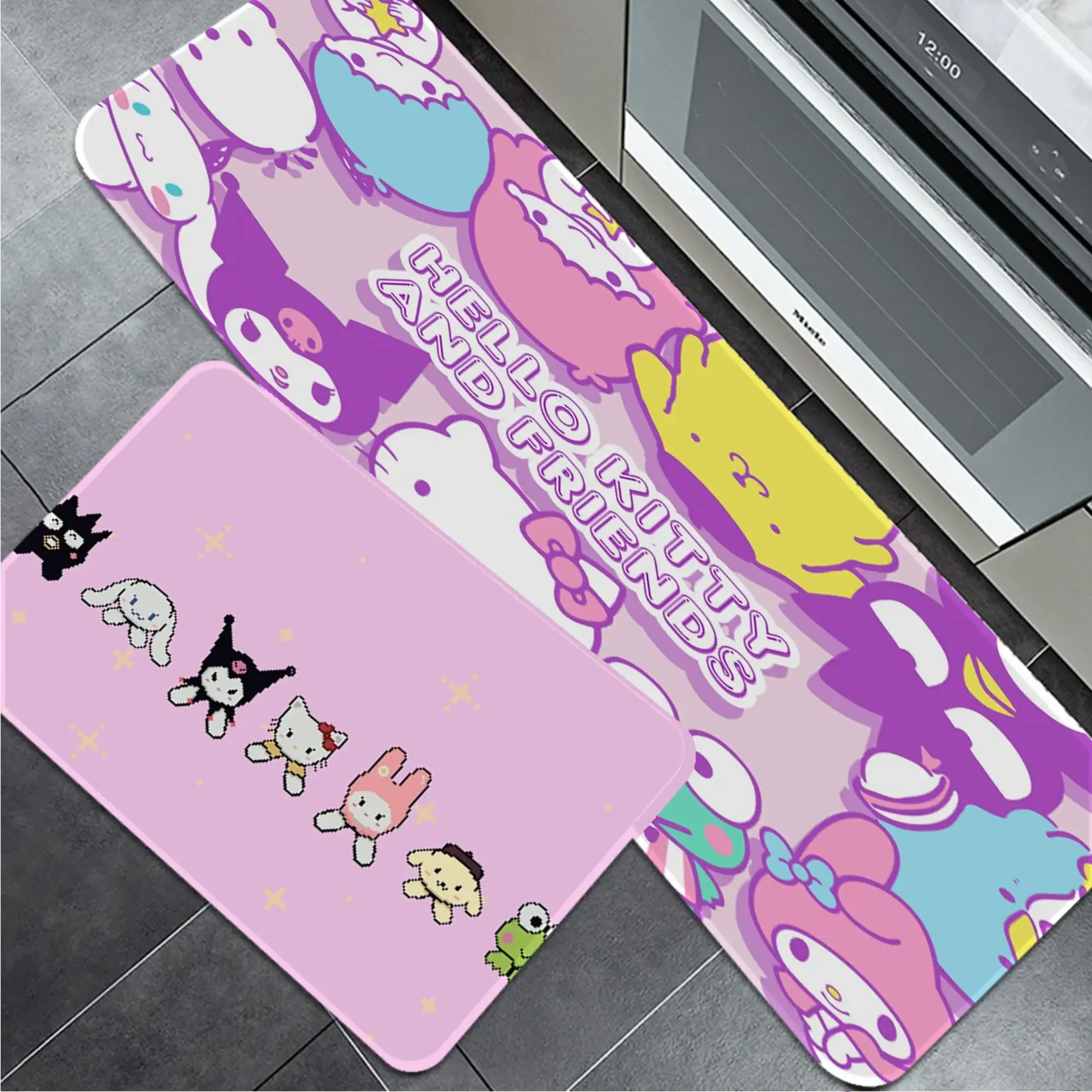 

Cute S-Sanrios C-Cinnamoroll My M-Melody Floor Mat Floor Mat Retro Multiple Choice Living Room Kitchen Rug Non-Slip Home Decor