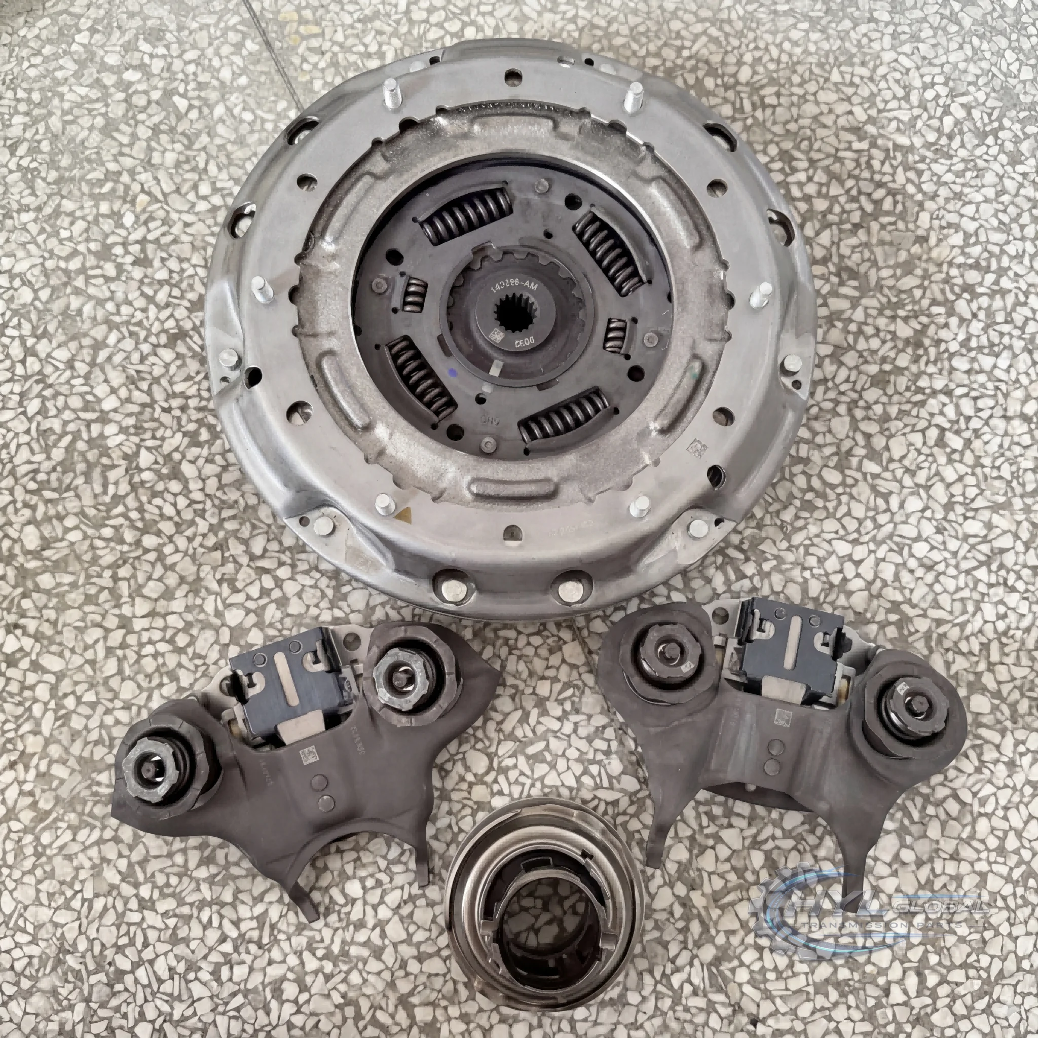 HYL DPS6 6DCT250 Dual Clutch Kit Clutch Assembly Release Bearing Fork Set Automatic Gearbox Transmission Parts