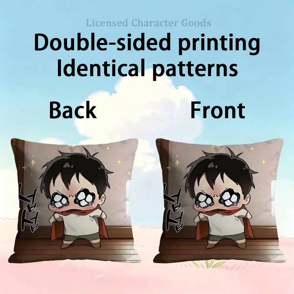 Mori On the W-Way to M-Meet M-Mom Print Cushion Cover Aesthetic Bedroom Decor 30x30 65x65 40x40 45x45 50x50 cm
