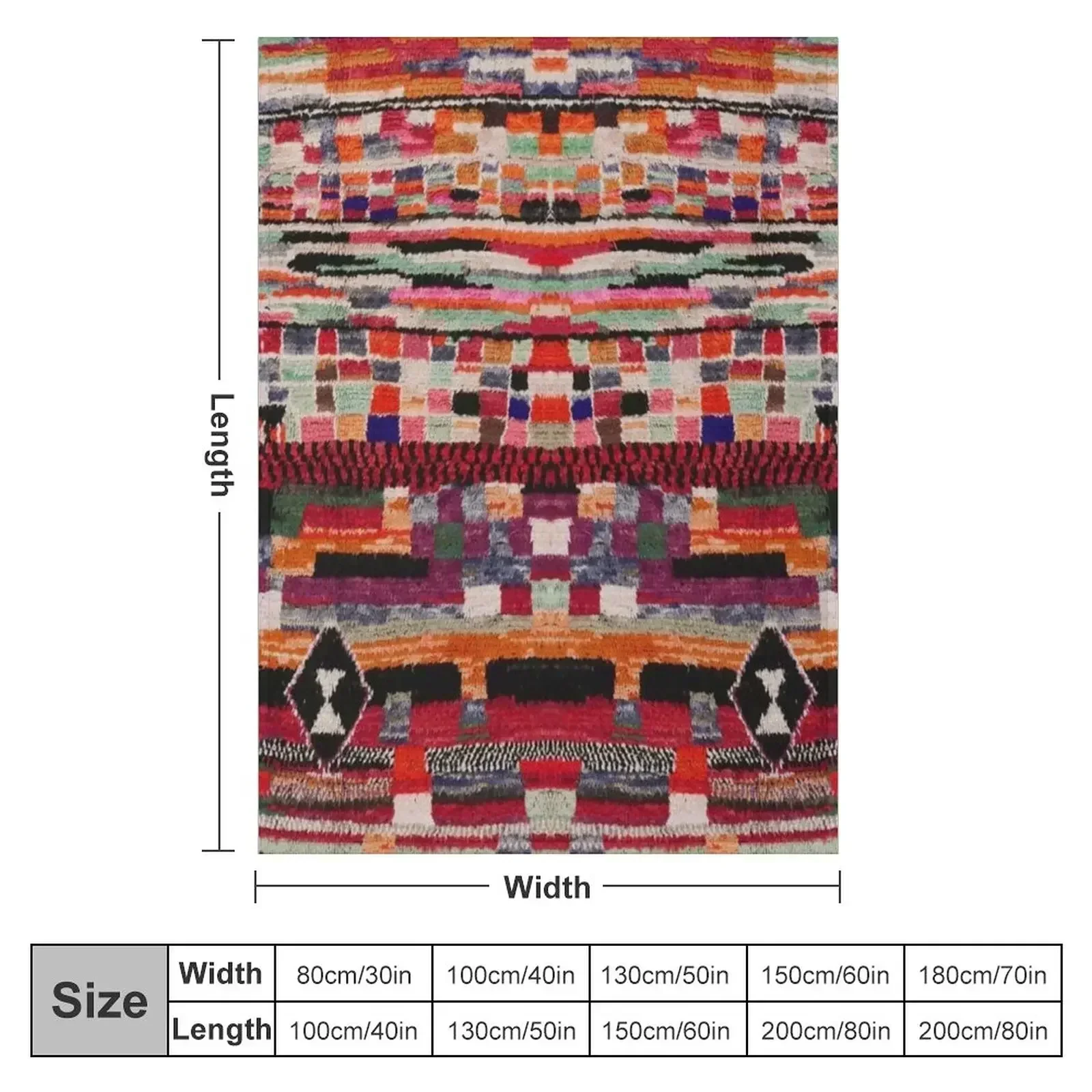 heritage Moroccan Berber Style Art Throw Blanket Picnic for winter blankets ands Travel Summer christmas decoration Blankets
