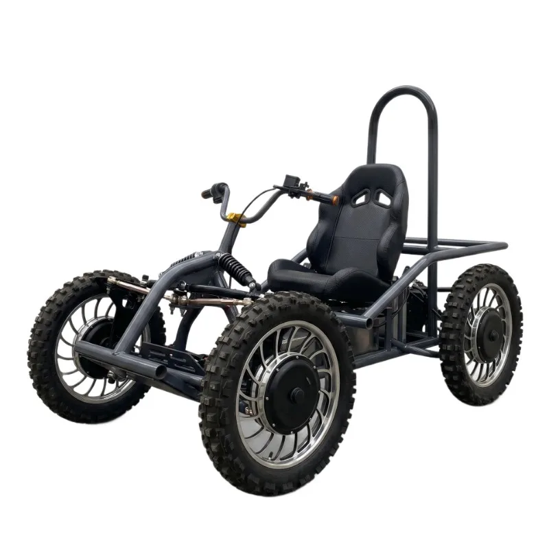 4WD Electric Off-Road Kart 8000W All-Terrain, Adult Outdoor Beach Mountain Off-Road Vehicle