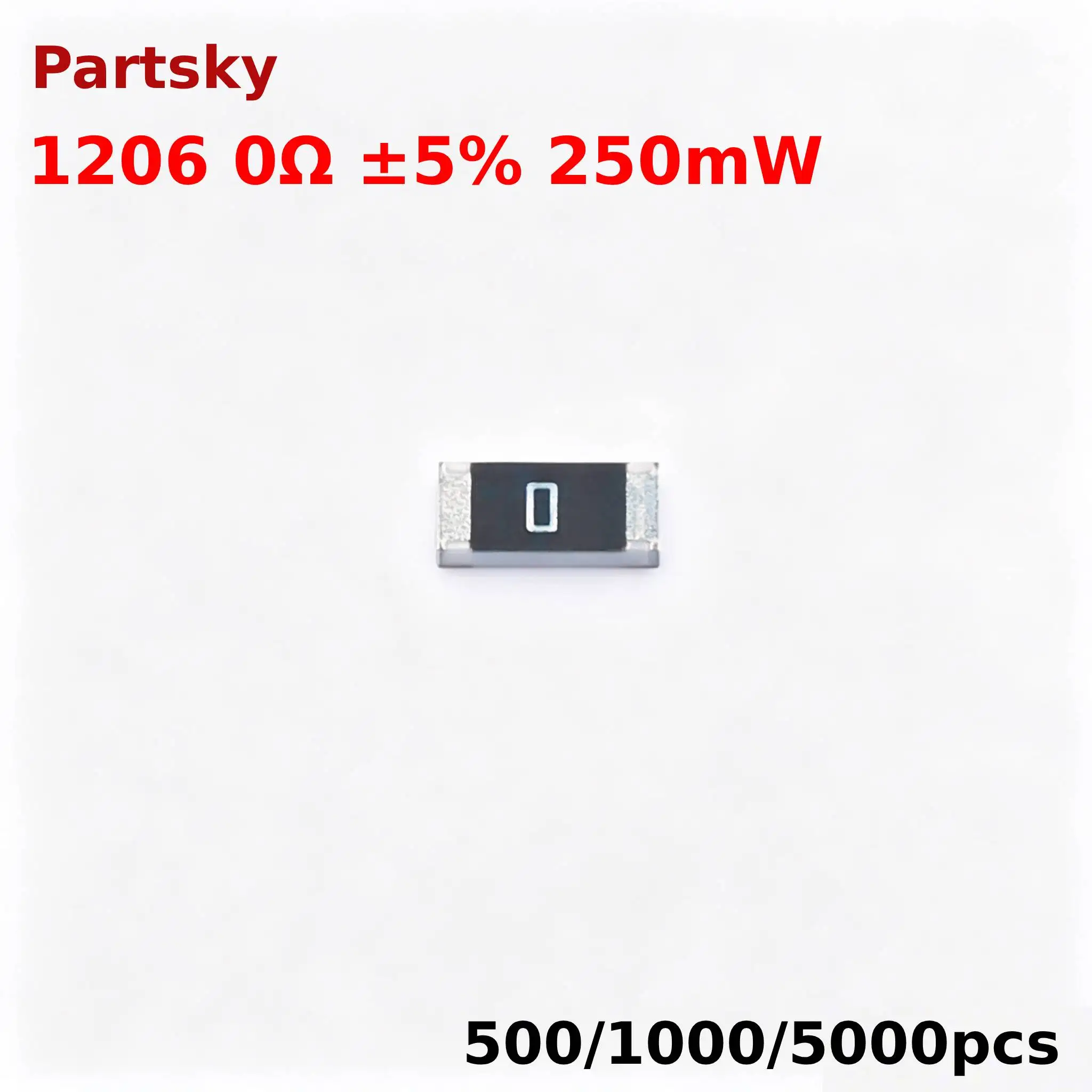 500/1000/5000pcs New FRC1206P000 TS 1206 0Ω ±5% 250mW thick film resistor In Stock