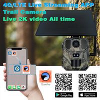 2K, 4G outdoor hunting camera Mini900Pro APP remote mobile control to view photos and videos anytime, solar lithium battery