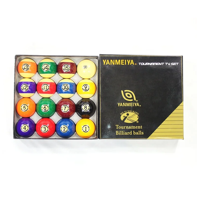 

High Quality Phenolic Resin Tournament Billiard Balls Pool Ball TV Set
