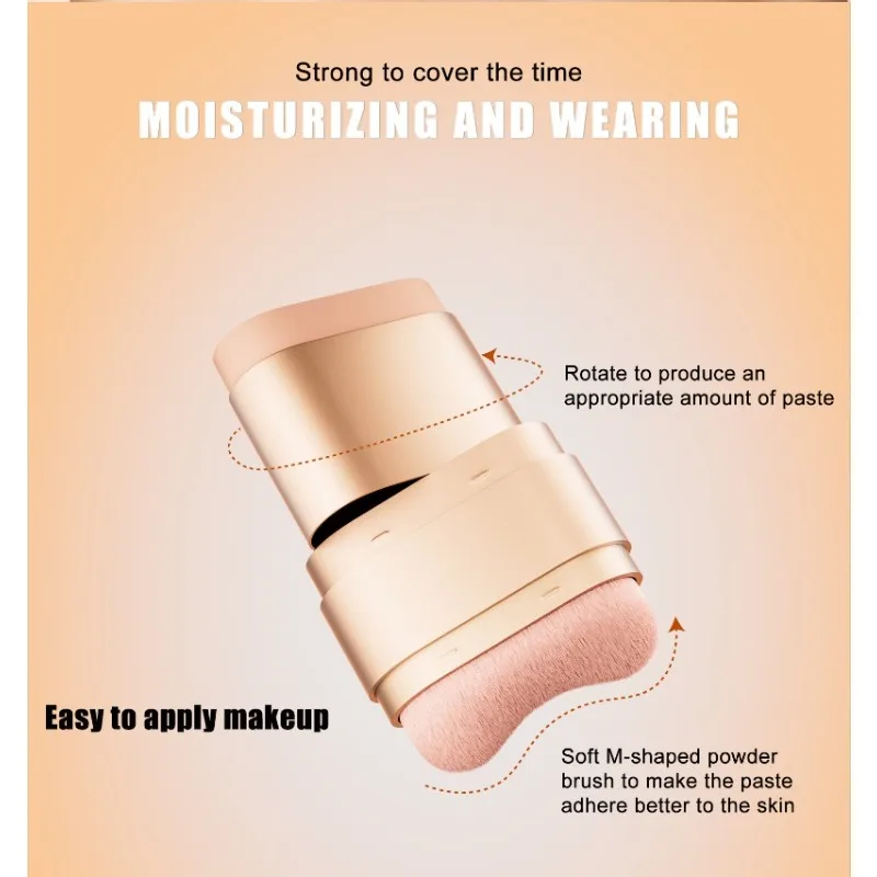 ニキビ跡やシミを正確にカバーするための消しゴムチップコンシーラースティック 保湿肌にフィットするフォーミュラが簡単にスムーズにブレンドします