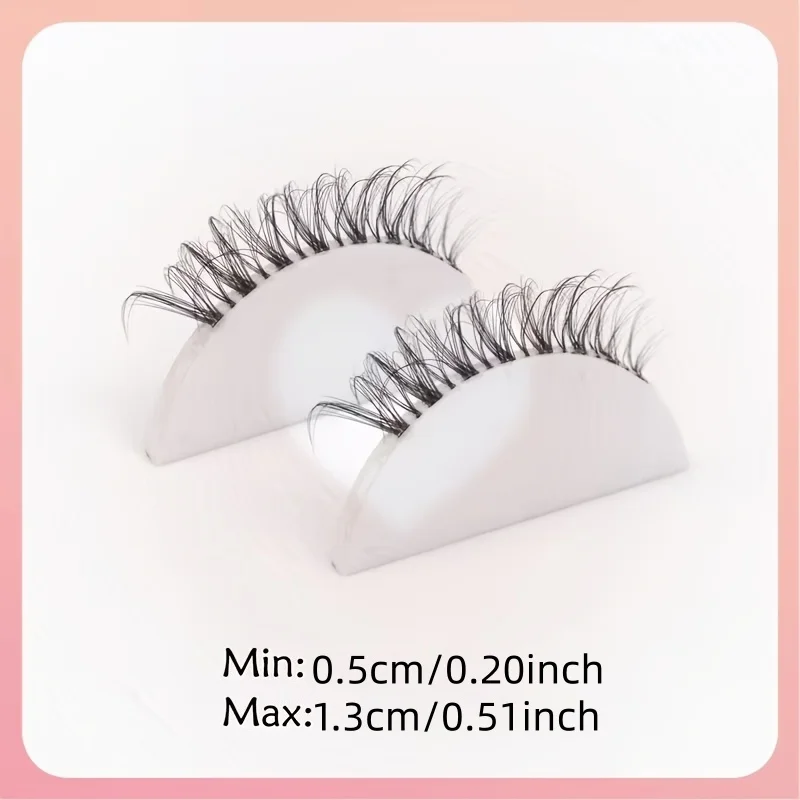 ขนตาปลอมแบบไขว้ธรรมชาติ ขนตาแบบใส 20 คู่ ขนตาแบบใส อุปกรณ์แต่งหน้าที่มีน้ำหนักเบาสำหรับแต่งหน้าทุกวัน