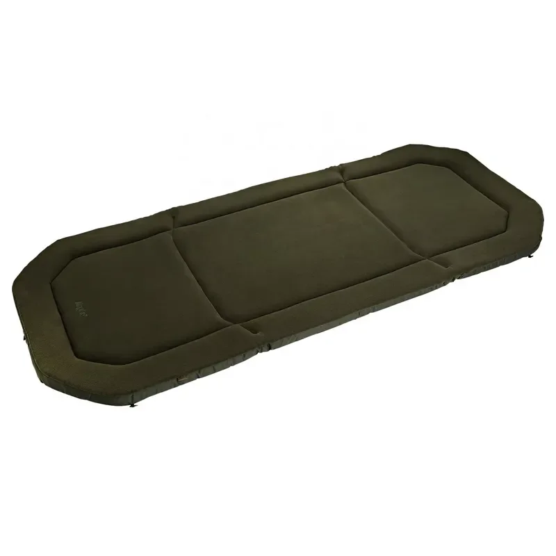 Adjustable Steel Frame Carp Fishing Bed Chair with Oxford Fabric Soft Cushion Portable Folding Cot for Outdoor Camping with