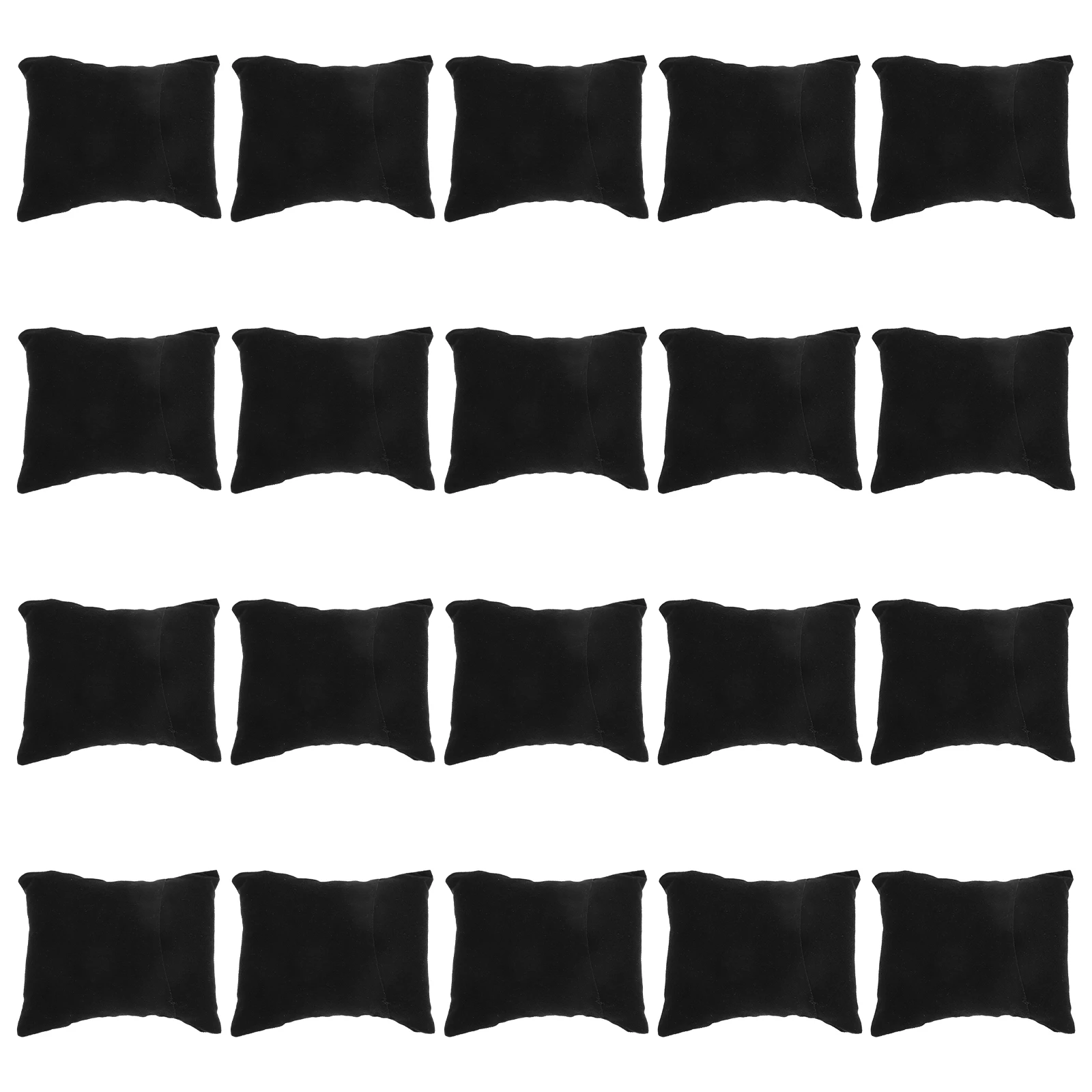 20pcs Display Pillow Bangle Bracelet Watch Display Cushion Ring Bearer Pillow Ceremony Watch Box Jewelry Display Storage Case