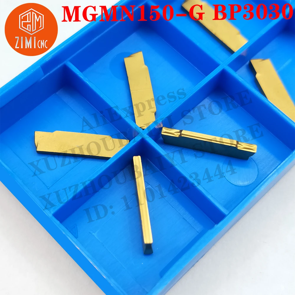 MGMN150-G BP3030 carbide metal CNC slotted inserts Quick Chip Grooving Inserts External Holder Cutting Tools Turning Tools MGMN