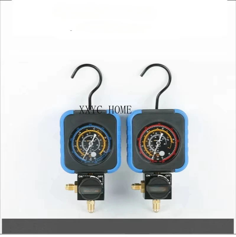 Value   VRM1-B-0403 R22 R410 High-precision Anti-collision Refrigerant Gauge  Fluorine Table Air Conditioning Gauge