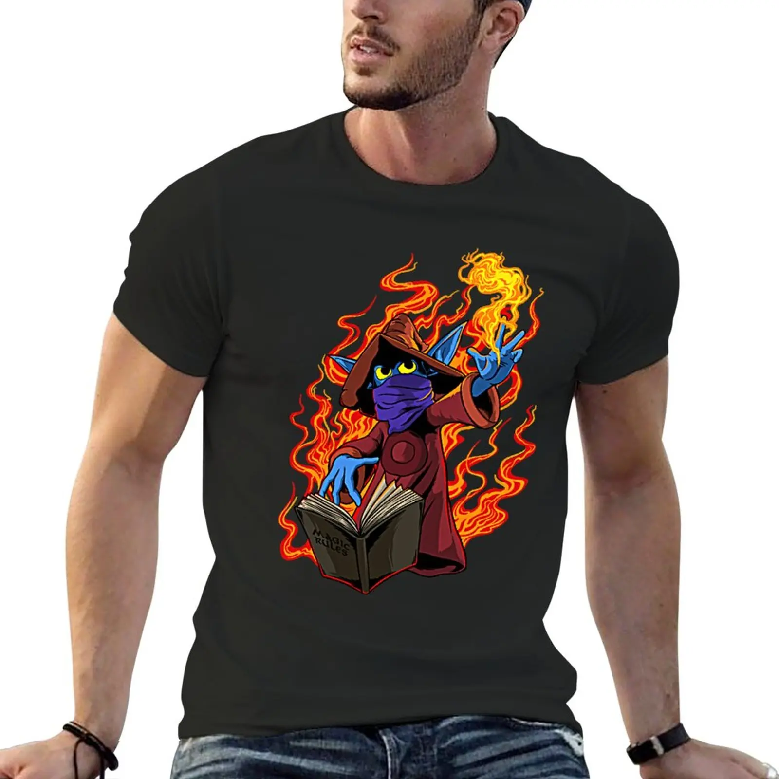 New Orko the Sorcerer T-Shirt hippie clothes man clothes boys animal print shirt T-shirts for men cotton