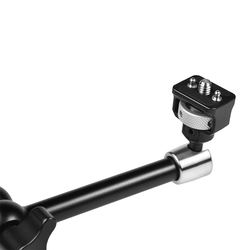 VLOGMAGIC แขนวิเศษที่ชัดเจนพร้อมสกรูระบุตําแหน่ง ARRI 1/4"-20 (11")