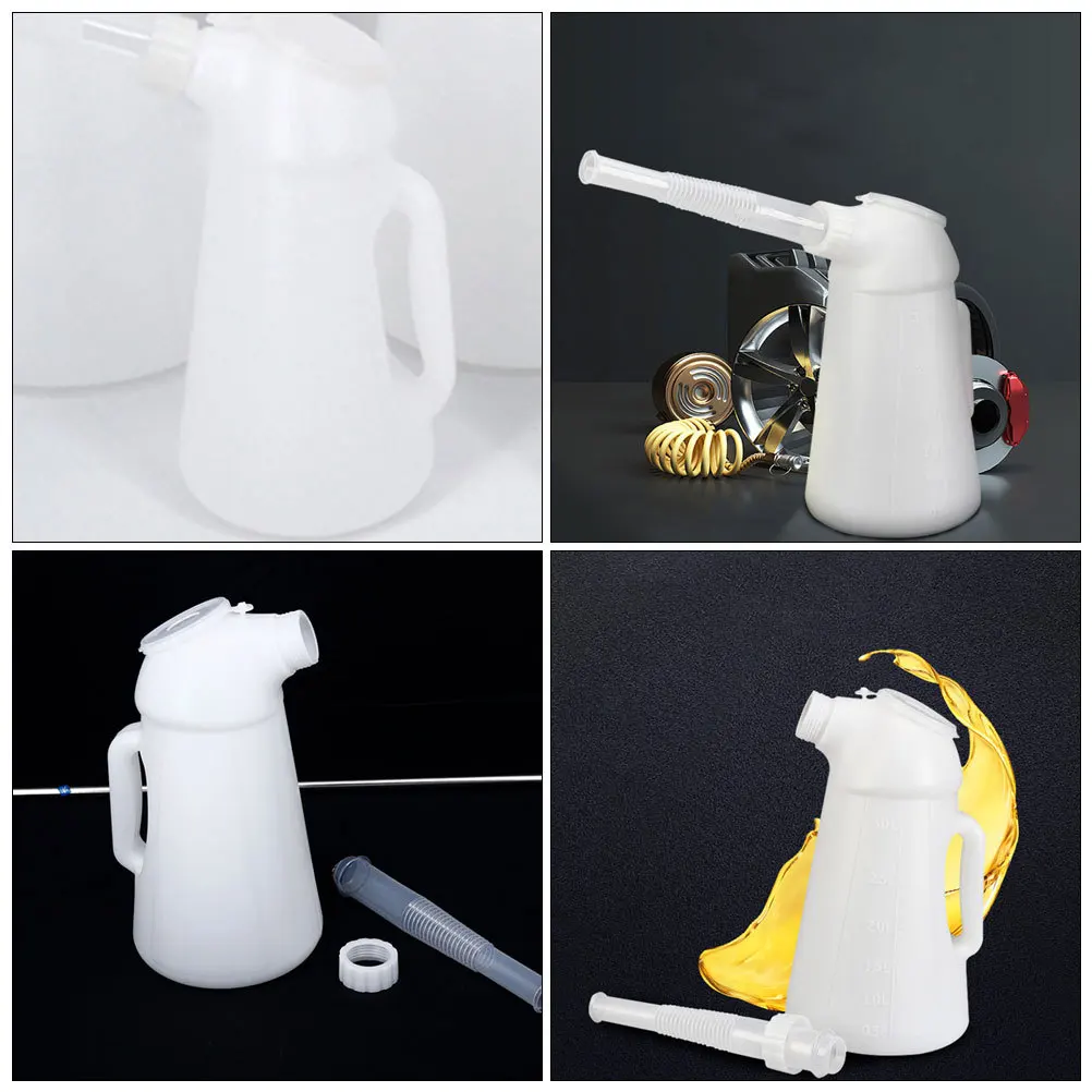 

1.2L Engine Bottle Car Container Hand Pump Oiler For Vehicle Motorcycle Boat Machine Oil Dispenser Plastic Liquid Storage Kettle