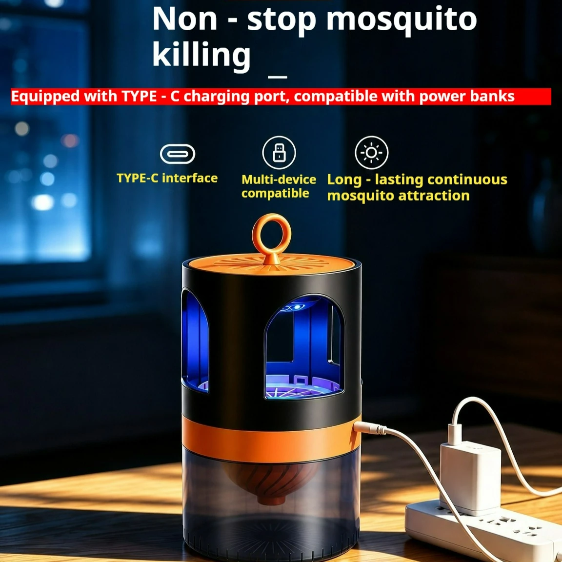 New Nano Blue Light Mosquito T - Camping Quiet ulasan dan harga