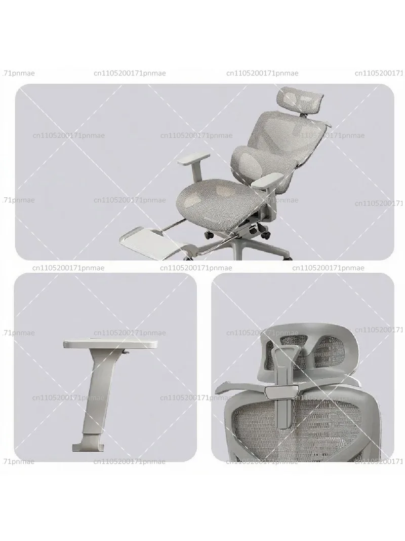 Ergonomic Computer Chair with Lumbar Support, Comfortable Home Office Desk Chair for Long Sitting, Reclining Gaming Chair