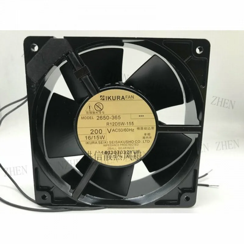 

Y 1 шт. для KURA 2650-365 R12D5W-155 220 В переменного тока 50/60 Гц 16/15 Вт высокотемпературный вентилятор