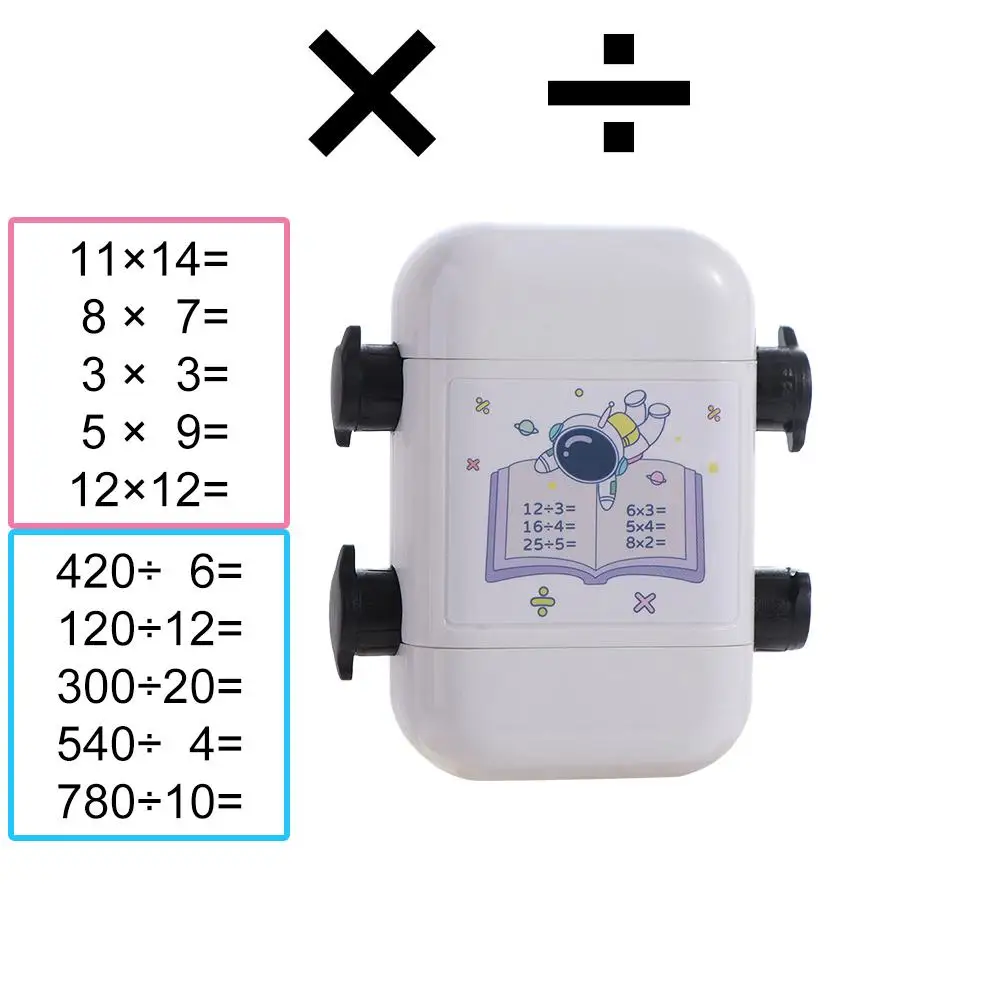 Number Children Math Stamp Addition DIY Roller Arithmetic Seal Multiplication Math Learning Gap Filling Digital Teaching Stamp