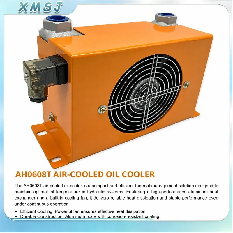 Mobile Hydraulic Oil Cooler System 60L/min High Efficiency Heat Exchanger with Fan for Transmission Cooling 110V/220V/24V/12V