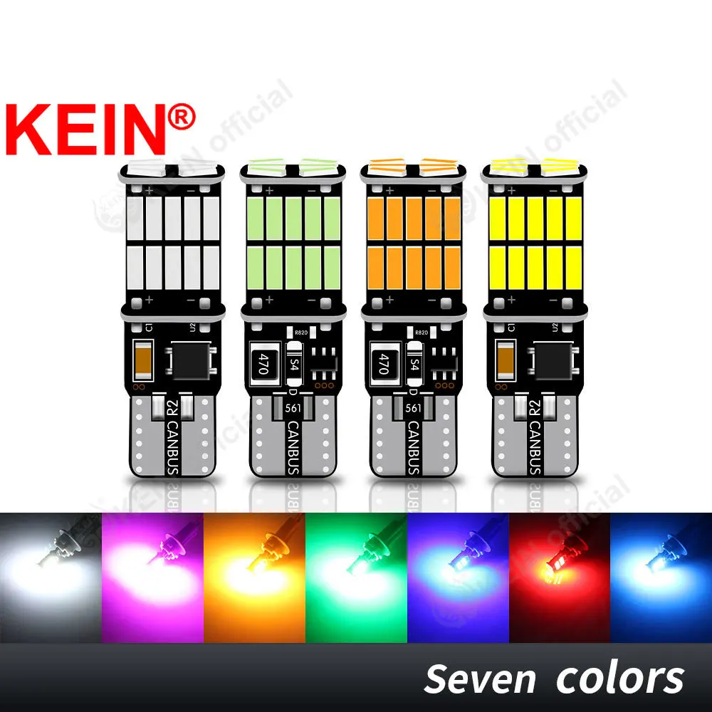 

KEIN 2PCS 26SMD T10 BA9S H6W H21W Led Bulb 5W5 W5W 194 BAX9S BAY9S T4W Interior Parking Rear Fog Indicator Signal Lamp Car Light