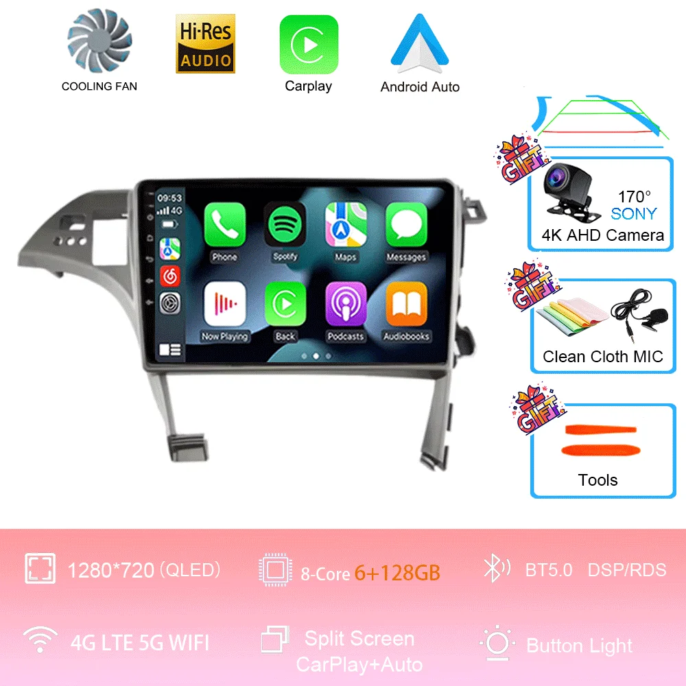 10 inch Android 16 Player voor Toyota Prius XW30 2009 2010 2011 2012 2013-2015 LHD autoradio multimediasysteem GPS