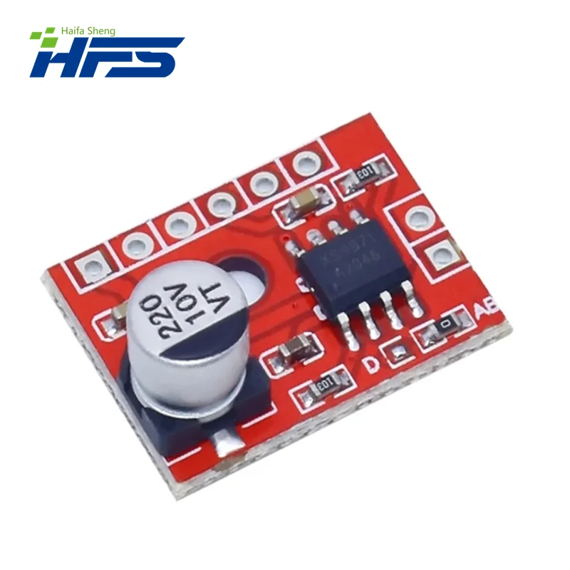 XS9871 Super Mini Digital Amplifier Board 1* 5W Class D Digital 2.5V To 5.5V Power Amplifier Board Efficient Class AB D Optional