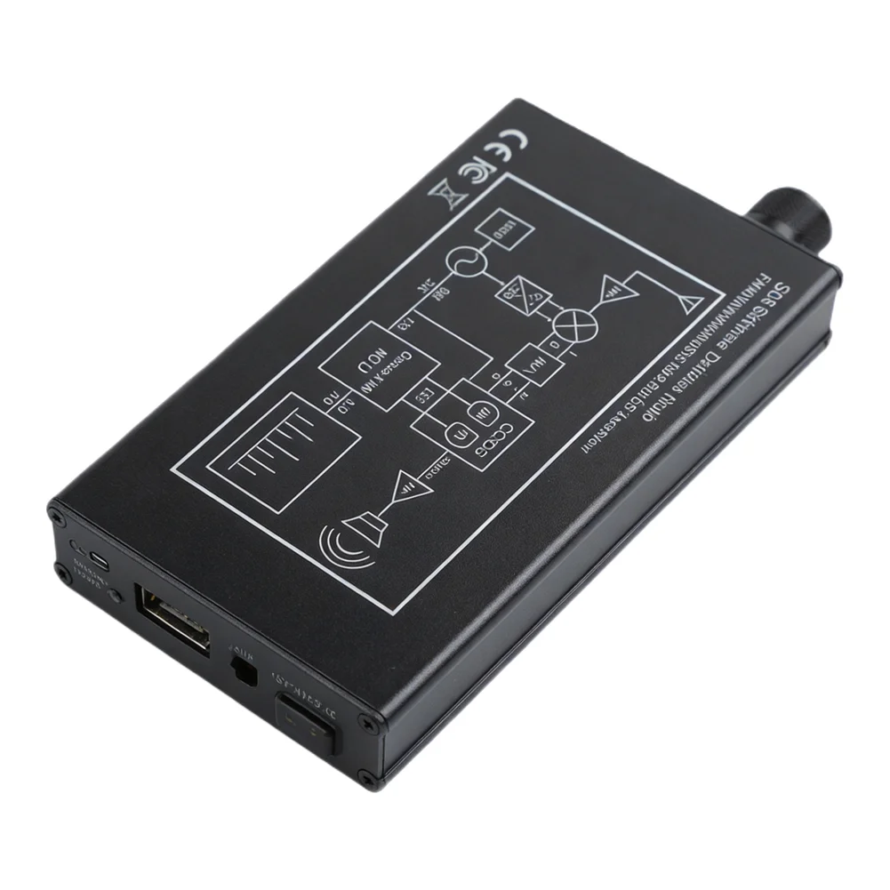 Digital Demodulator Shortwave Receiver Amateur Radio Fieldwork Long Battery Life Portable Radio Type-C Fast Charging