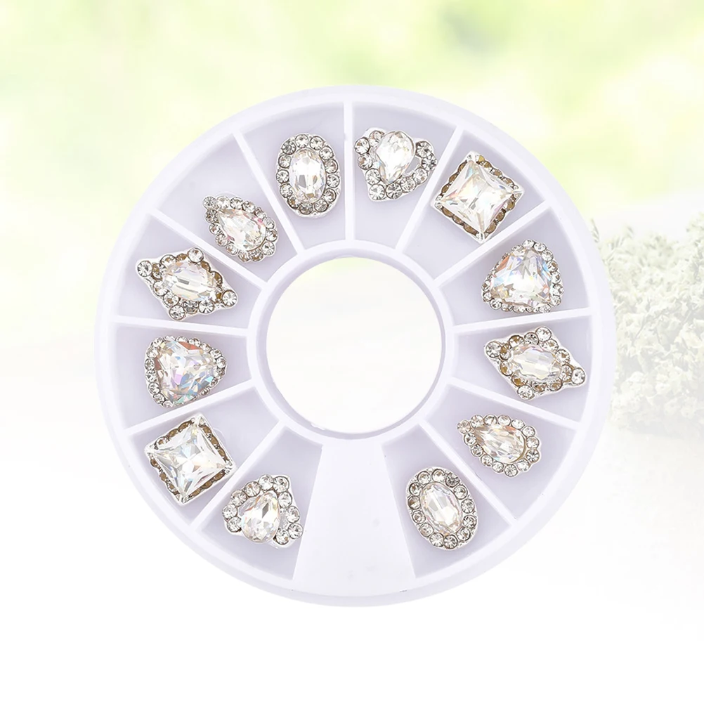 

Decorations Alloy Gems Shiny Crystal Manicure Tools Diy Phone Home Glass Decoration Art Supplies Decor Rhinestones