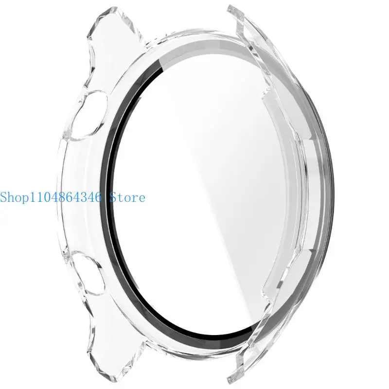 5asd Integrated Screen Protector Frame Protectios Case for Watch 5 Professional Smartwatch PC Tempered Glass Cover