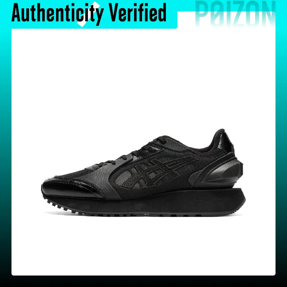 Onitsuka Tiger Moage Co Comfortable Round Toe Low-top Casual Shoes Unisex Black 1183C438-001