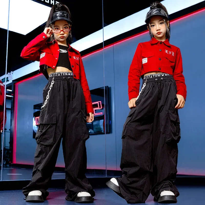 Costume de danse Jazz Hip Hop pour enfants, modèle de scène, beau Costume de fille, vêtements de défilé de mode