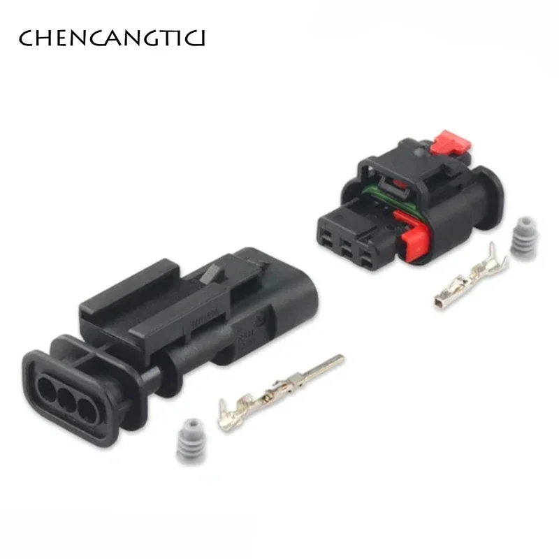 

1 Set 3 Pin Waterproof Connector For Ford Land Rover Freelander Jaguar Parking Sensor Electric Eye Plug 1-1703494-1 1488991-5