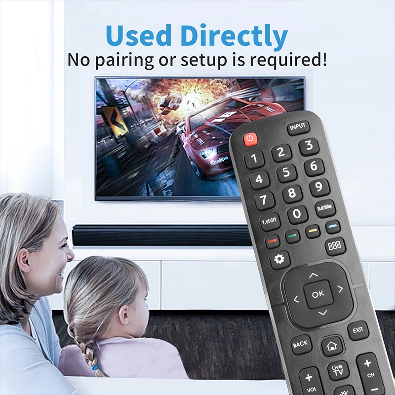 EN2B27HB Remote Control For Hisense TV 32N2170PW 39N2170PW 40N2170PW 43N2170PW 49N2170PW 55K3140PW 43N3000UW 50N3000UW 55N3000UW