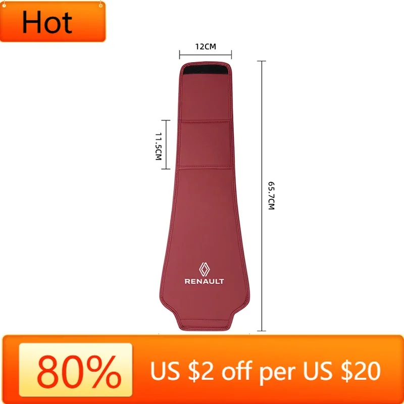 

Interior Stickers For Renault Clio Kadjar Megane Espace Koleos QM6 ZOE Captur Scenic Car Seat Pillow Cover Auto Headrest Protect