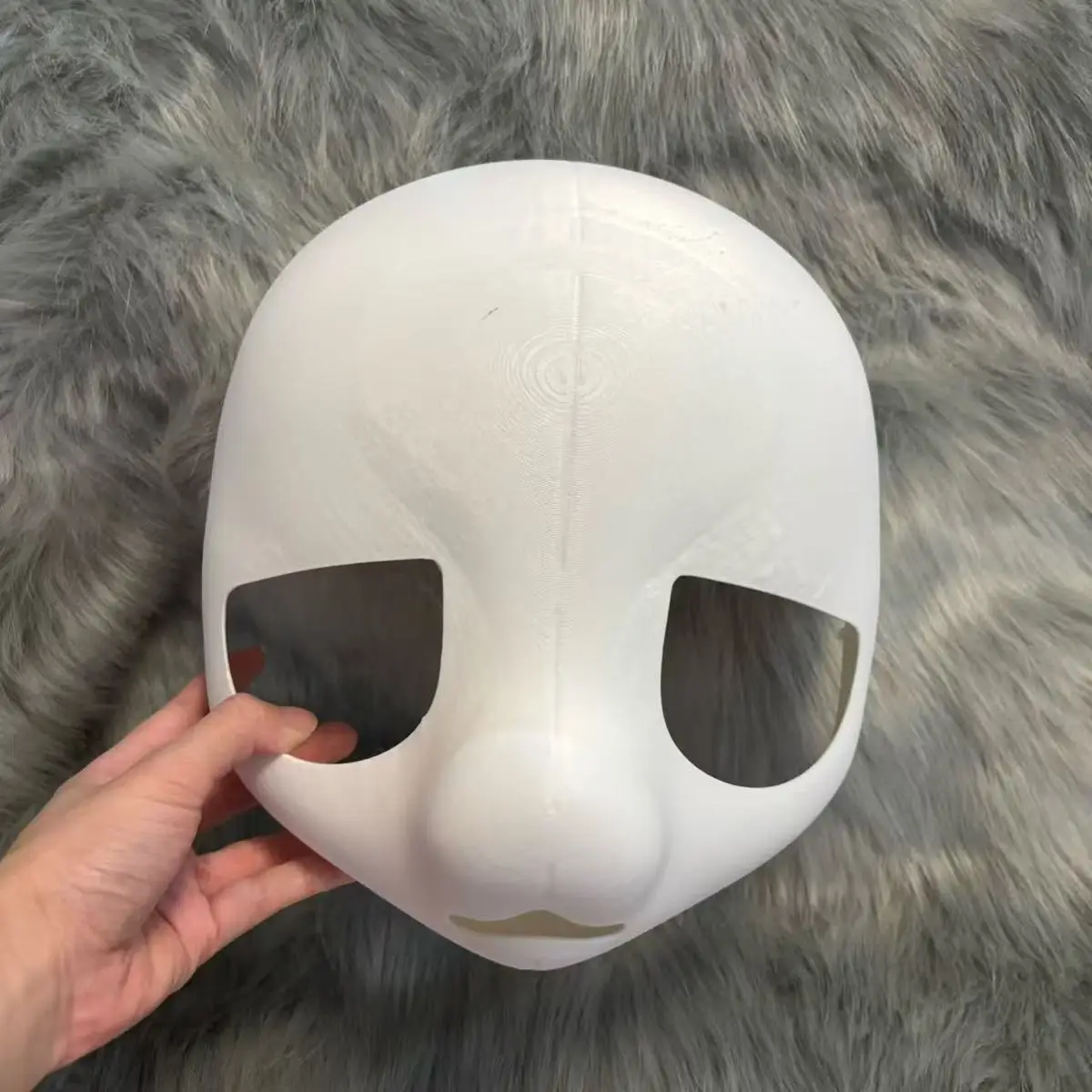 Kemono Base Mask Small Dog 3D Printing Semi Realistic Beast Suit Skull Cosplay Costume Accessorie