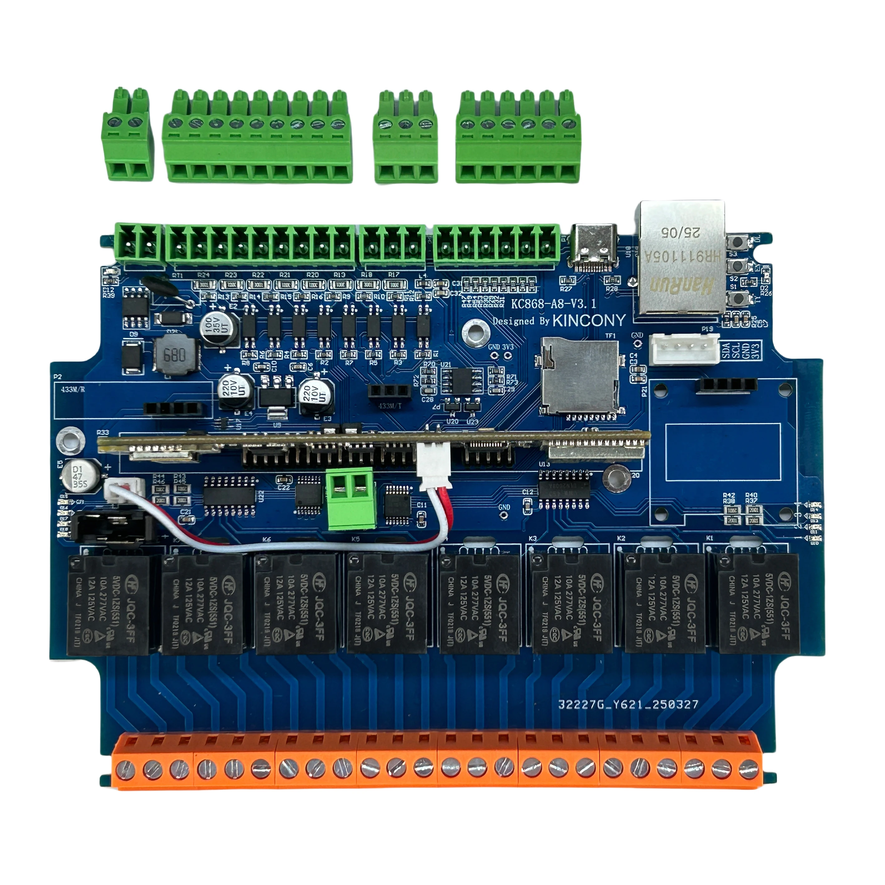 KC868-A8v3 ESP32-S3 8-kanałowy moduł przekaźnikowy ESPHome Home Assistant KCS V3 MQTT HTTP RS485 Modbus Inteligentny Dom DIY — zdjęcie produktu 4
